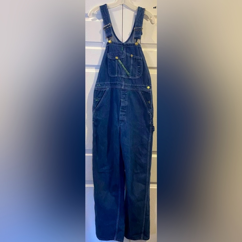 Key Imperial Bibs Aristocrat Overalls Carpenter Blue Jean Denim Men's 42 x 30